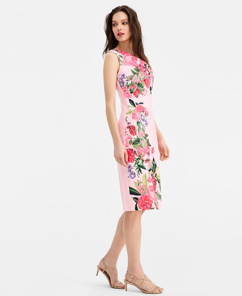 Eliza J Women's Twisted-Detail Sheath Dress