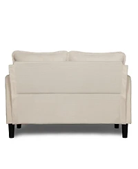Streamdale Furniture 48" Corduroy Loveseat Couch with Cushions & Side Storage
