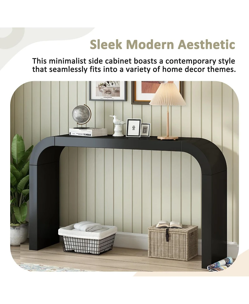 Streamdale Furniture Modern Minimalist Console Table - Elegant, Versatile