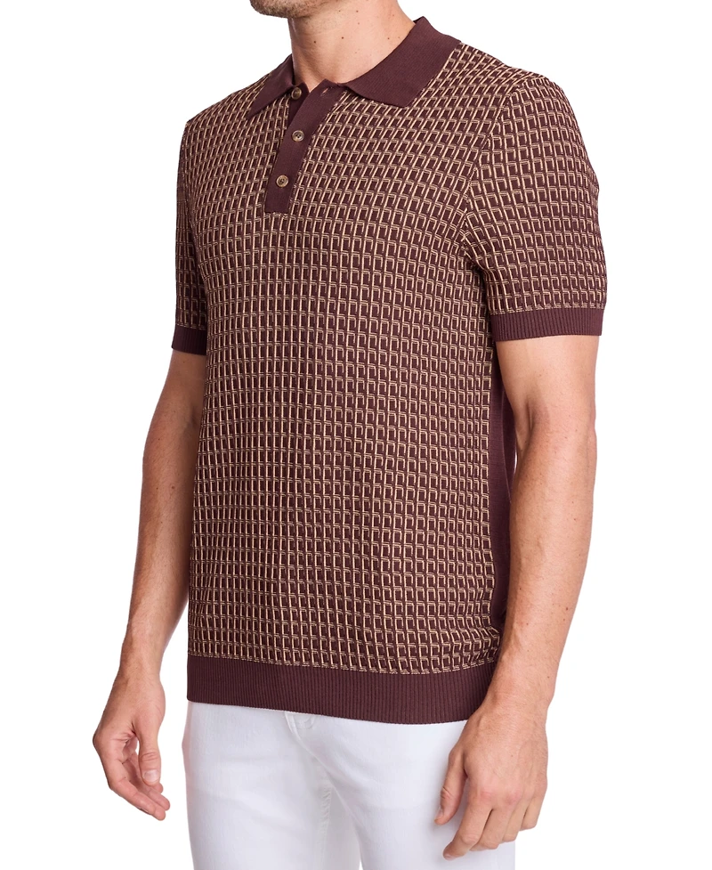 Paisley & Gray Men's Printed Polo Shirt