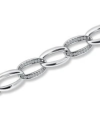 Macy's 3/8 ct. t.w Cubic Zirconia Pave Open Link Bracelet, Created for Macy's
