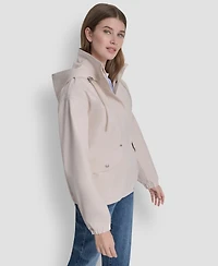Dkny Petite Bomber Rain Coat