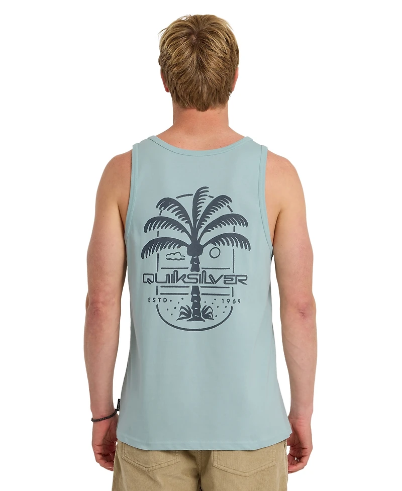 Quiksilver Men's Uno Palm Crewneck Tank T-Shirt
