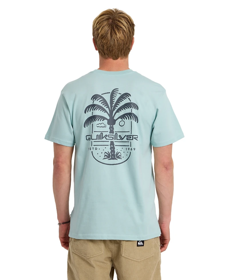 Quiksilver Men's Uno Palm Print Short-Sleeve T-Shirt
