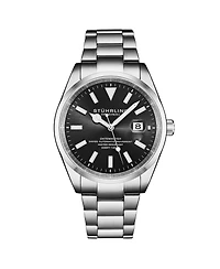 Stuhrling Datemaster Heritage 1025 Men s Swiss Automatic Watch, Stainless Steel Bracelet, 40mm