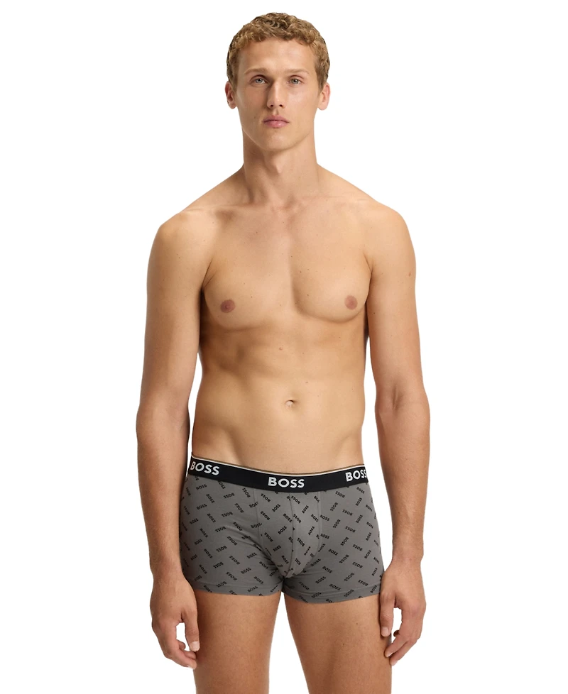Hugo Boss Men's Power Trunk Underwear, 3-Pack Set