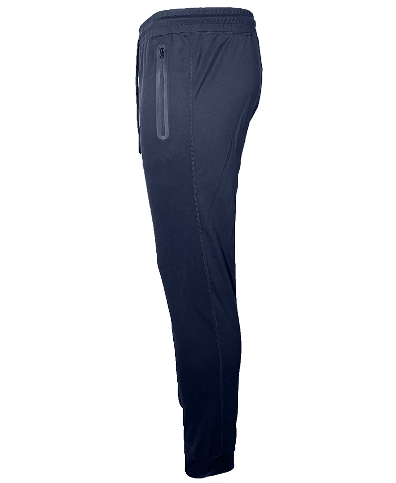 Blu Rock Men's Slim-Fit Tech Joggers Zipper Pockets Sweatpants