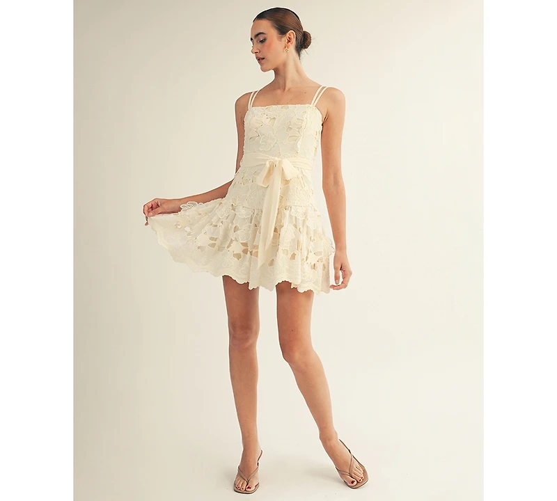 Arose Studio, Inc Women's Square Neck Mini Dress