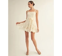 Arose Studio, Inc Women's Square Neck Mini Dress