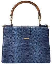 Brahmin Hallie Small Leather Satchel Bag