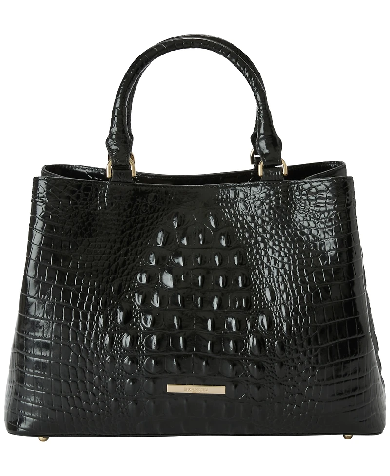 Brahmin Denise Medium Melbourne Leather Satchel Bag