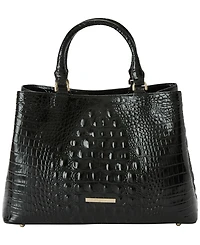 Brahmin Denise Medium Melbourne Leather Satchel Bag