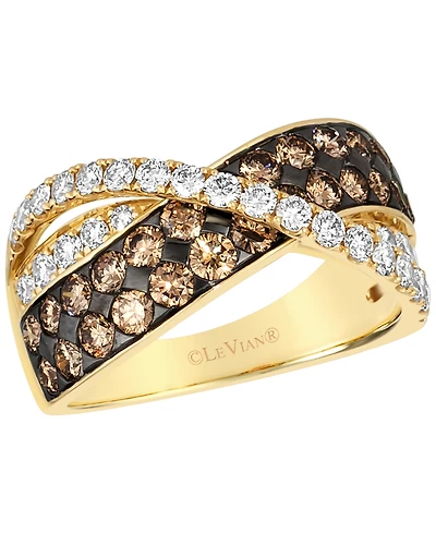 Le Vian Chocolate Diamond (1.19 ct. t.w.) & Nude Diamond (0.70 ct. t.w.) Ring in 14k Honey Gold