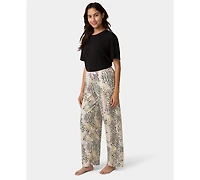 Hue Women's Printed Mid-Rise Pants