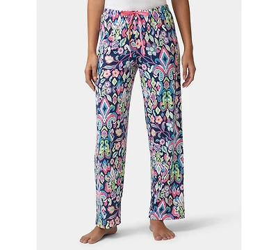 Hue Women's Springs Arrival Ikat Printed Mid-Rise Pants