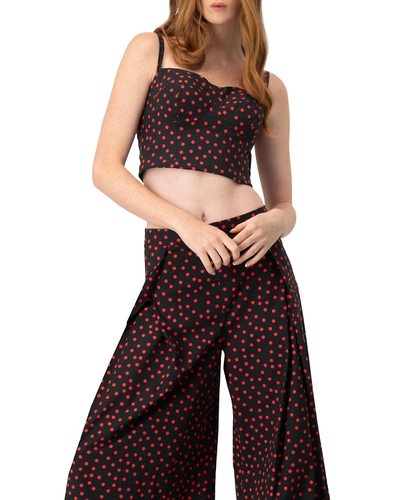 Ivonne Women's Polka Dot Bustier