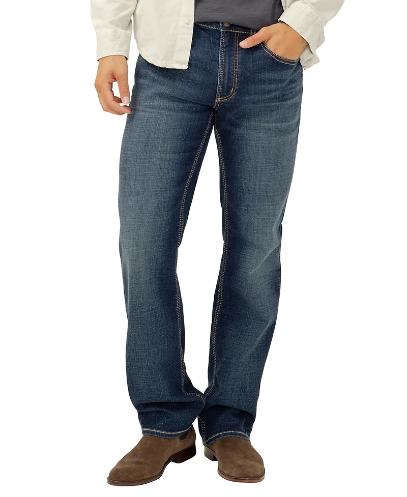 Silver Jeans Co. Men's Zac Straight-Fit Stretch Denim