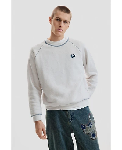 Desigual Men's Basic Cotton Sweatshirt.