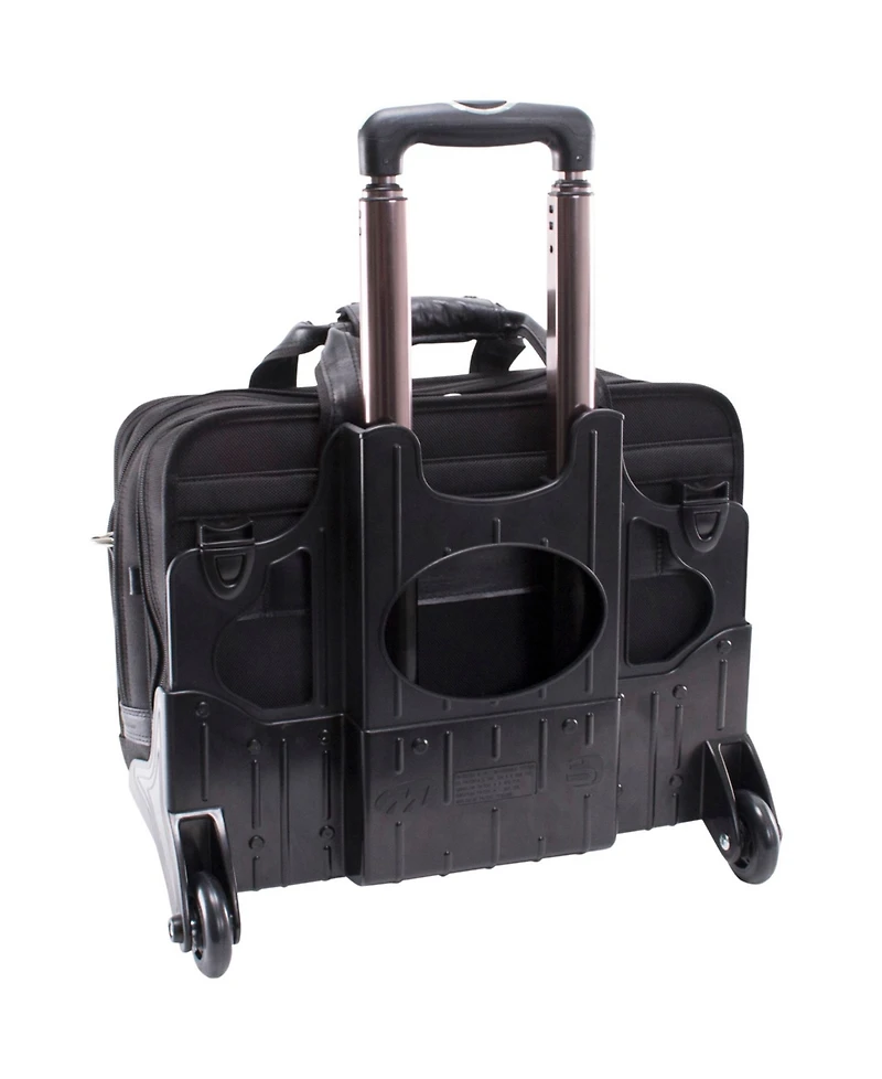 McKlein Franklin 18" Patented Detachable Wheeled Laptop Briefcase