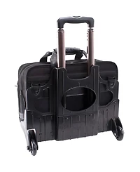McKlein Franklin 18" Patented Detachable Wheeled Laptop Briefcase