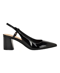 Tommy Hilfiger Women's Jezibee Block Heel Dress Slingback Pumps