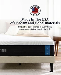 Zinus DreamVibe Essential 12" Hybrid Medium Plush Tight Top Mattress in a Box, Twin