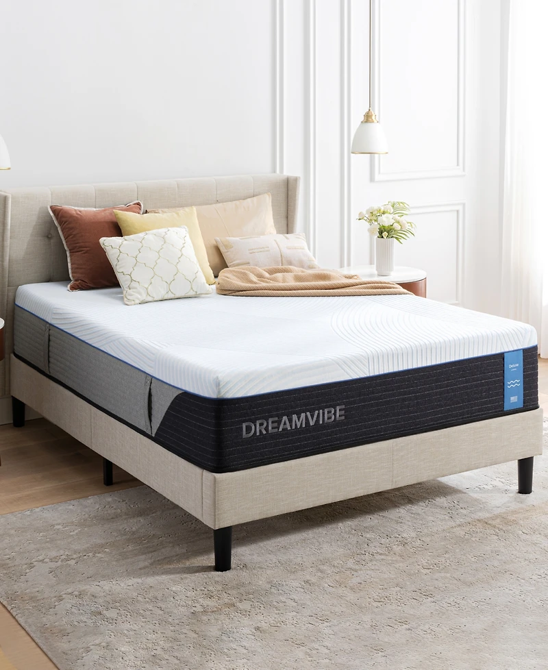 Zinus DreamVibe Deluxe 13" Hybrid Medium Plush Tight Top Mattress in a Box, Queen