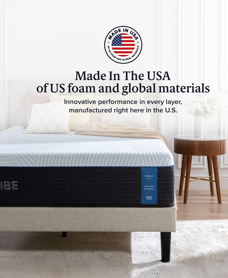 Zinus DreamVibe Deluxe 13" Hybrid Medium Plush Tight Top Mattress in a Box, King