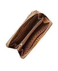 Brahmin Suri Zip Around Leather Wallet