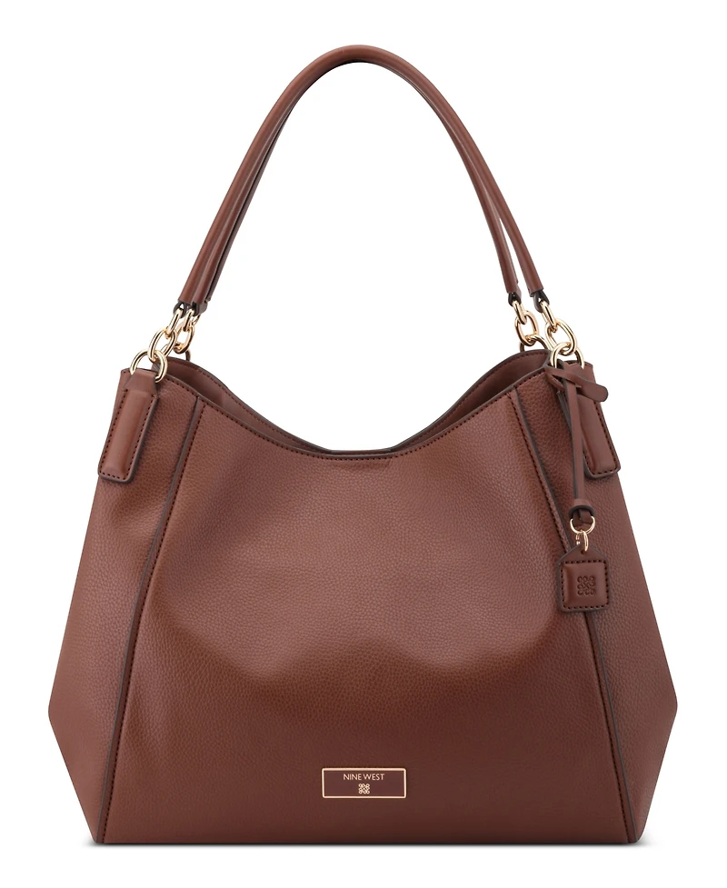 Nine West Deacon Triple Compartment Large Shoulder Bag