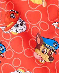 Paw Patrol Toddler Boys' 2T-4T Long-Sleeve Rashguard & Mesh-Lined Swim Trunks, 2-Piece Set