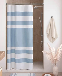 Madison Park Spa Waffle 3M-Scotchgard Shower Curtain