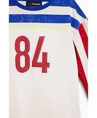 Desigual Boys Boys's Three-quarter sleeve striped t-shirt