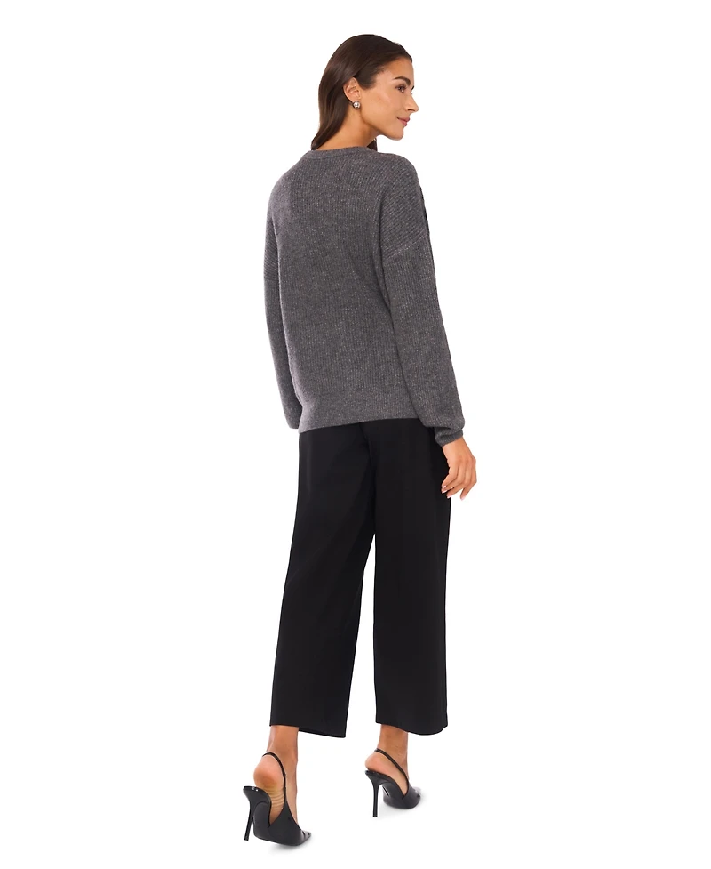 Vince Camuto Women's Sequin Long Sleeves Sweater