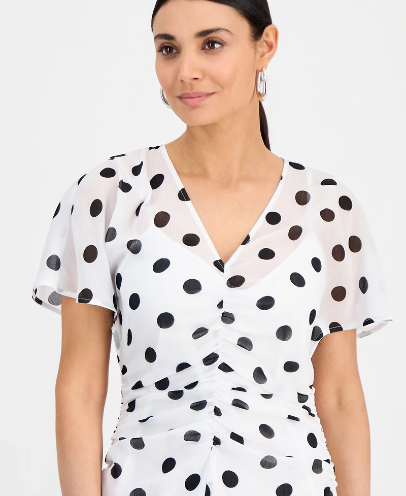 I.n.c. International Concepts Flutter Sleeve Maxi Dress, Macy's Exclusive