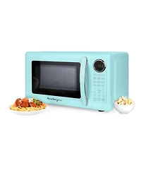 Nostalgia Retro 0.7 Cubic Foot 700-Watt Microwave Oven