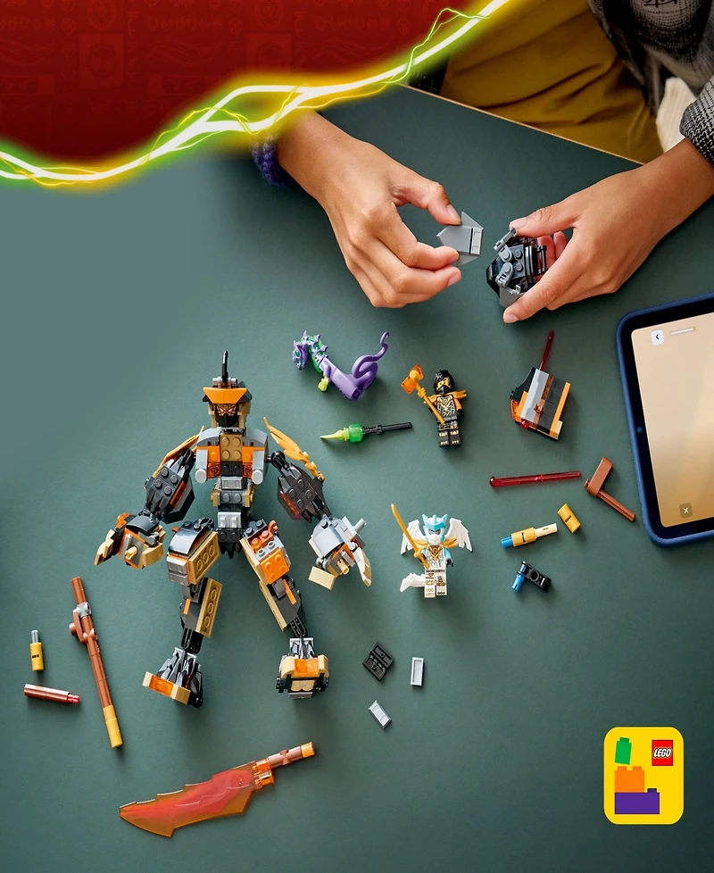 Lego Ninjago Cole's Mission Mech Dragon Zane Building Toy 71854, 364 Pieces