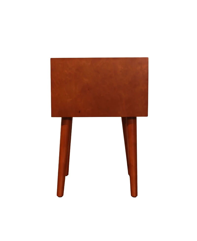 Streamdale Furniture Nightstand with 2-Drawers, Small Side End Table with Storage