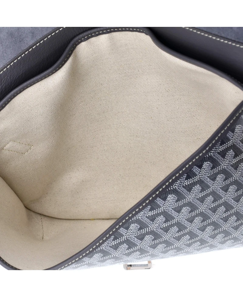 Pre-Owned Goyard Coursier Messenger Bag Coated Canvas and Leather