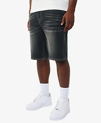 True Religion Men's Bobby Baggy Single Needle No Flap Shorts