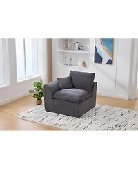 Streamdale Furniture Modular Sectional Sofa Cloud Couch, Comfy Modern 2-Seater with Removable Cushion Covers