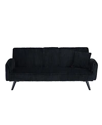 Streamdale Furniture Minimalist corduroy sofa for living room and bedroom