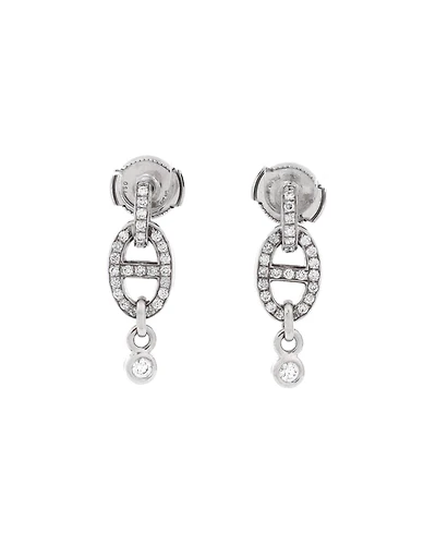 Pre-Owned HERMES Chaine D'ancre Enchainee Drop Earrings