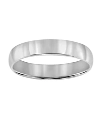 Macy's 4mm Low Dome Wedding Band Ring 10k White Gold (Also Yellow Gold)