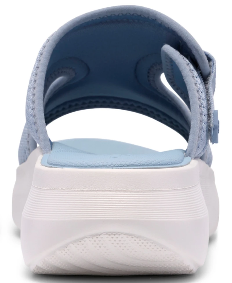 Clarks Women's Solevana Mist Slip-On Wedge Sandals