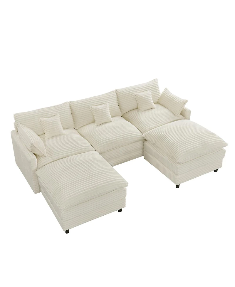 Streamdale Furniture Streamdale Seven-piece sofa set with console
