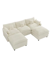 Streamdale Furniture Streamdale Seven-piece sofa set with console