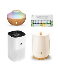 Pursonic Home Wellness Collection: Towel Warmer, True Hepa Purifier, Diffuser, & Essential Oils