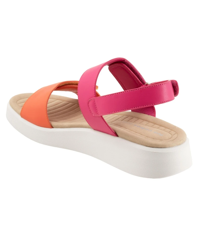 Los Cabos Women's Arica Leather Slip-On Sandal