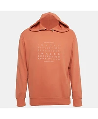 Pre-Owned Brunello Cucinelli Men's ange Printed Cotton Hoodie